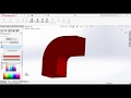 Solidworks tutorial - how to make duct