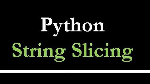 10.3 Python String Slicing | In Tamil | 2020