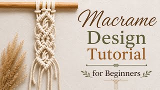 Macrame Design Tutorial | Macrame Design for Beginners | Macrame Design Class 442 | Macrame Design 
