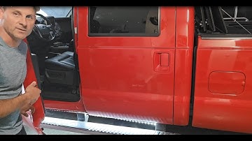 XRIDONSEN 2PCS 70 inch Truck Running Board Lights w/ White Courtesy Light & amber Turn Signal Lights