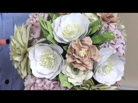 Make Your Own Wedding Flowers with the Bouquet & Boutonniere Kit – Sizzix