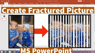 How to Create Fractured Picture in MS PowerPoint | How to Make Fractured Photos Using PowerPoint