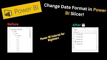 Power BI: Change Date Format in Slicer | Easy Tutorial for Beginners