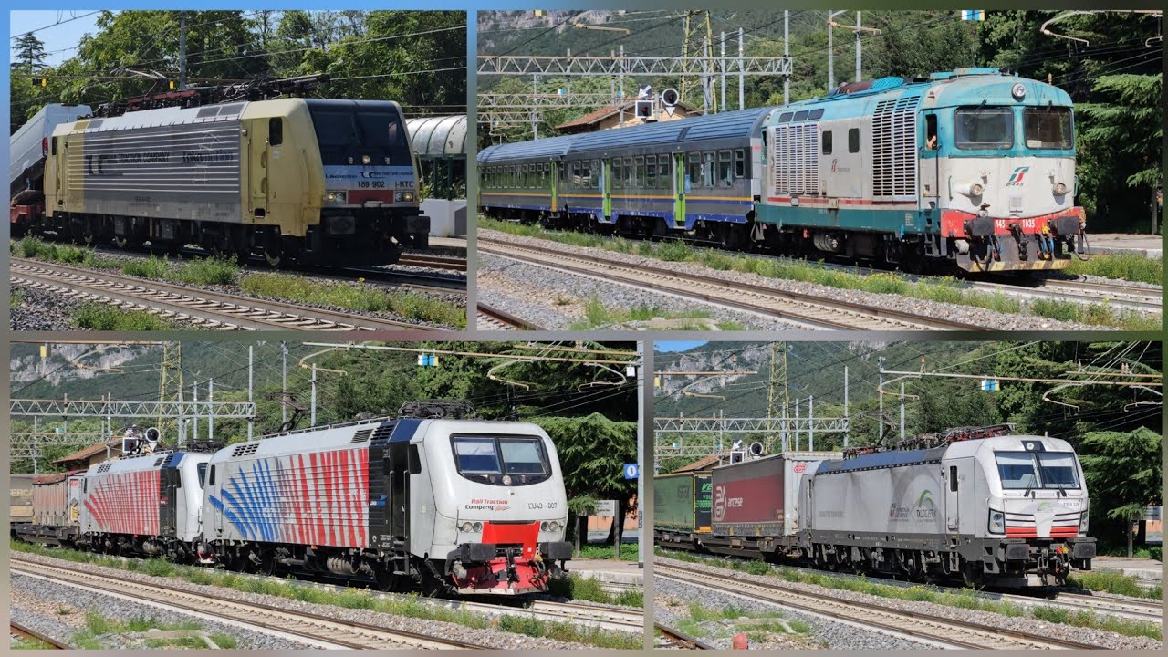 I TRENI della BRENNERBAHN alla STAZIONE di PERI