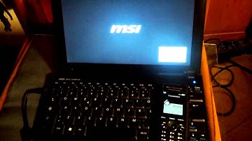 MSI Wind U100 Windows 8 Boot Time