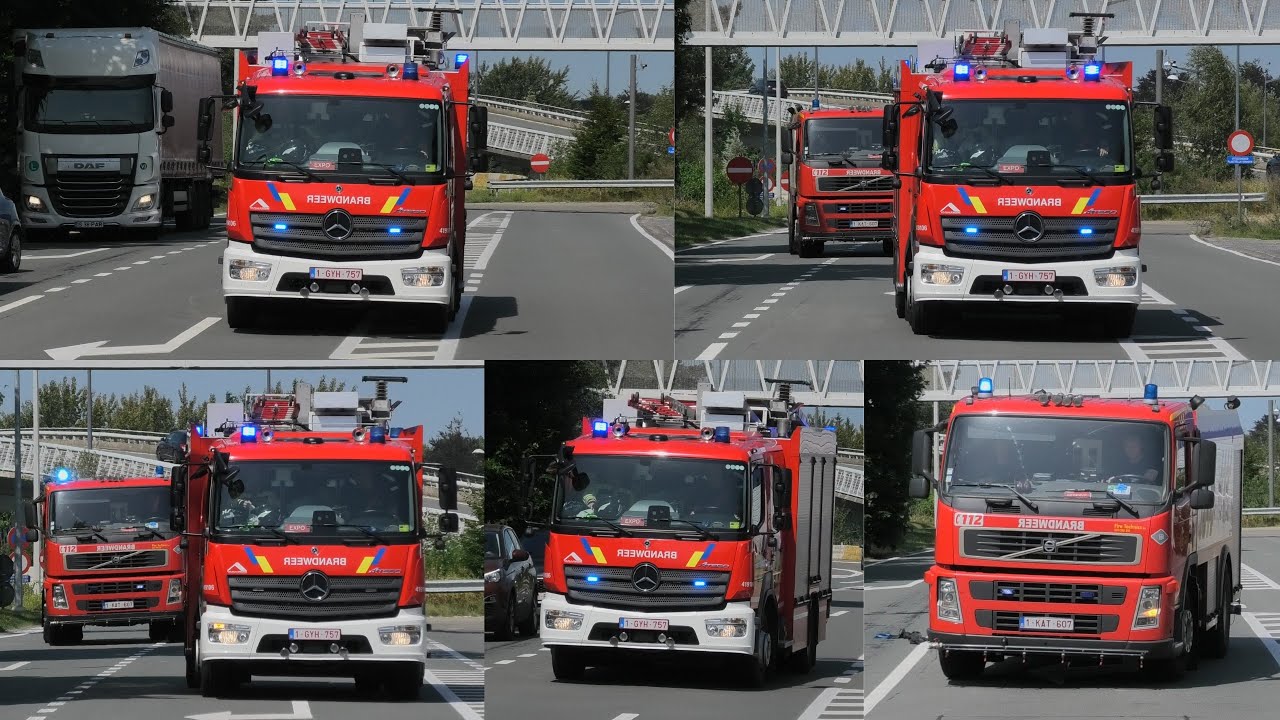 [Reserve Tankwagen] Brandweer Gent Expo rukt met spoed uit naar verschillende interventies!