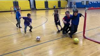 Denis and first day soccer