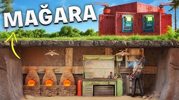 GİZLİ YERALTI MAĞARASINDA MUHTEŞEM KRALLIK KURDUK! (EFSANE İNTİKAM) Rust Türkçe @Megalionns 