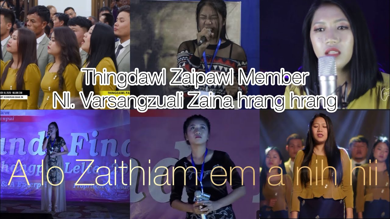 Thingdawl Zaipawl Nula Hmeltha  Varsangzuali(Mami) Zaina hrang hrang Collection..