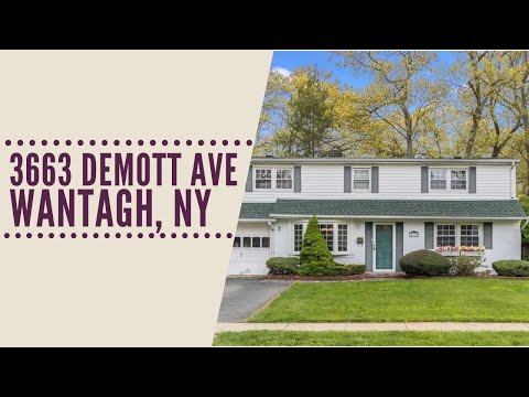 3663 Demott Ave, Wantagh, NY home video tour