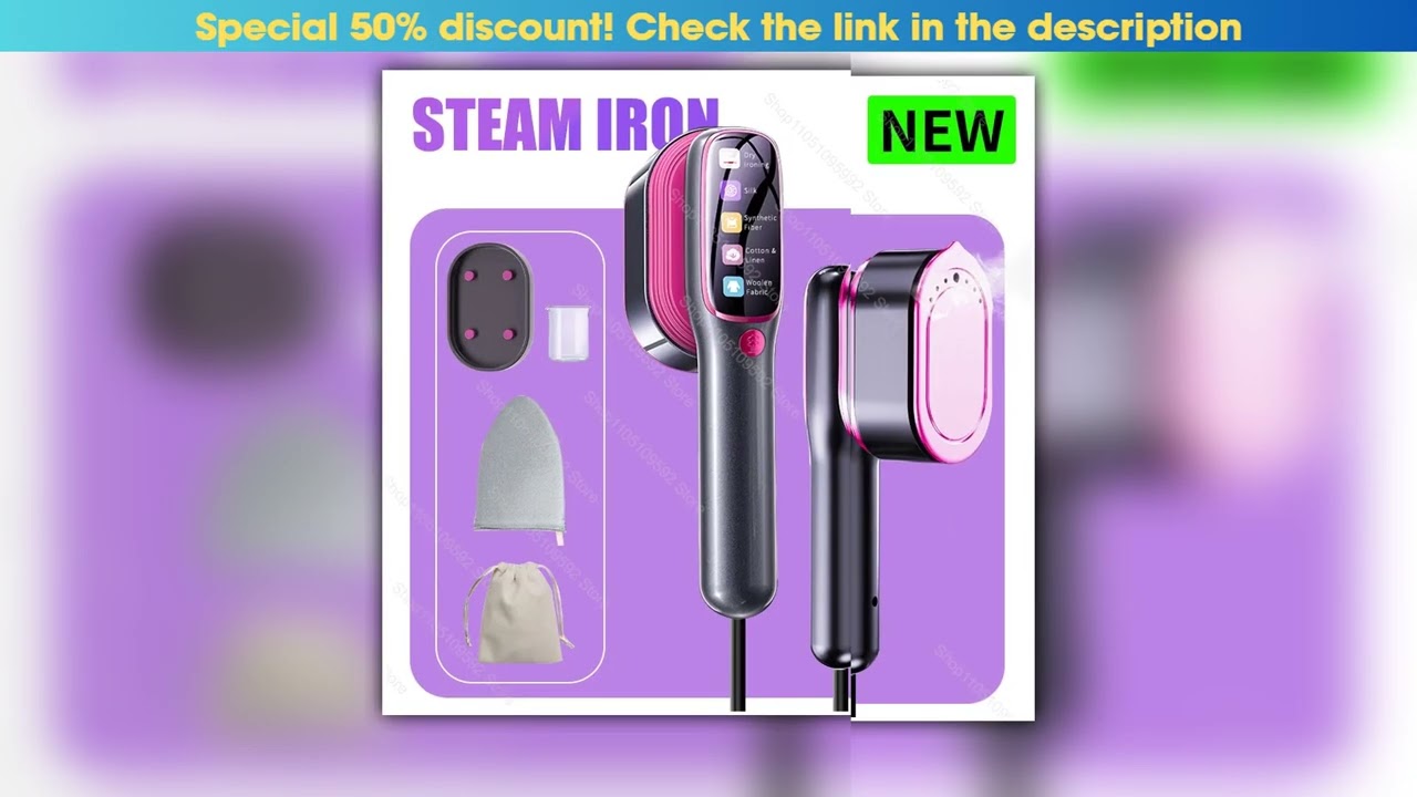 Handheld Steam Iron Garment Steamers Ironing Multi Functional Machine Travel Portable Ironing