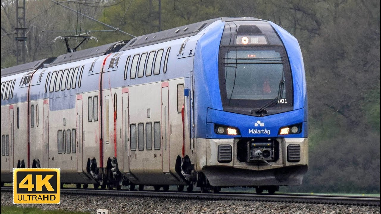 STADLER Mälartåg for Transitio VUZ Velim test track Czech Republic 23.4.2019 (4K)