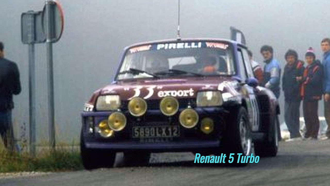 Didier Auriol Renault 5 Turbo Tour de France Rally 1984 Signed Photograph 