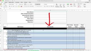 Capacity Assessment RM Note Taking and Discussion Tool