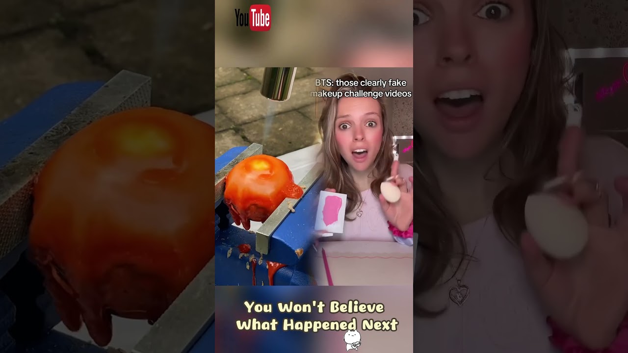 Do you actually believe these are real?? #makeupchallenge #makeup #makeuptutorial #bts #beauty