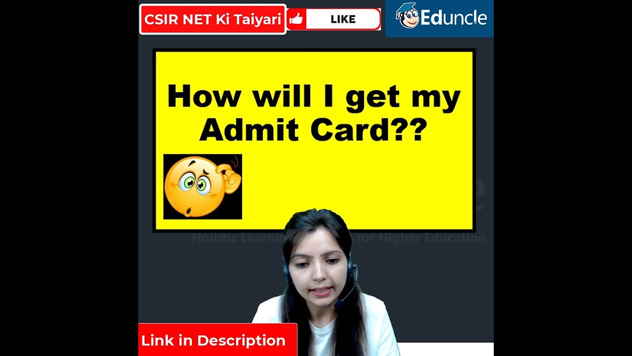 How will I get my Admit Card for CSIR NET Exam 2022 | Download from Official Website