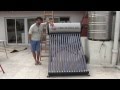 Como funciona un termo tanque solar, solar heater
