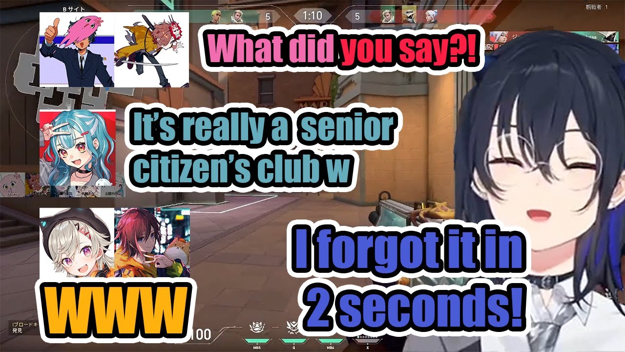 Grandma Uruha And Her Fellow Senior Citizens In A Gun Game【VSPO / Eng Sub】