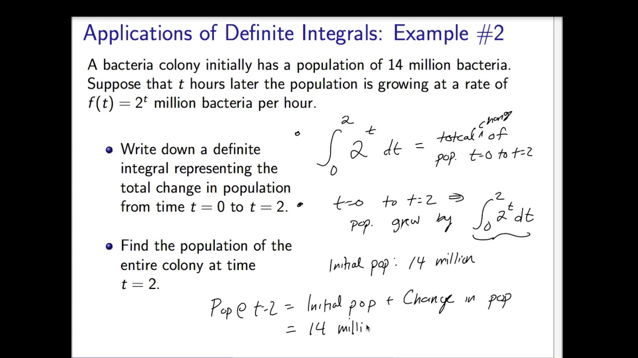 application of integrals case study