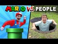 Super mario vs normal people in real life