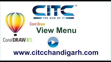 Tutorial Video on View Menu in Corel Draw