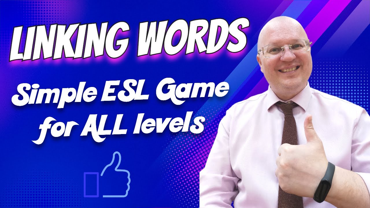 Simple ESL Vocabulary Game "Linking Words" YouTube