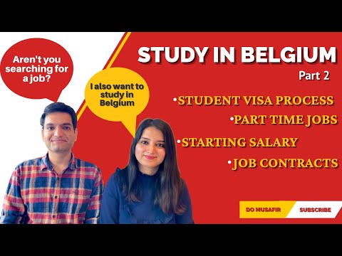 International Student Visa 2022 II Study Abroad II Part Time Job II How much do you earn in Belgium?