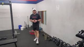 DB Hack Squat with Foam Roller