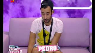 Vídeos Secret Story 5 Cristiana chora depois das discussões com Bruno e Odin  Secret Story 5  TVI  S