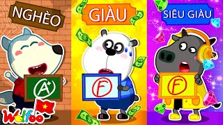 Học Sinh Nghèo Vs Bình Thường Vs Giàu Vs Siêu Giàu 👨‍🏫 Wolfoo Tiếng Việt - Hoạt Hình Vui Nhộn