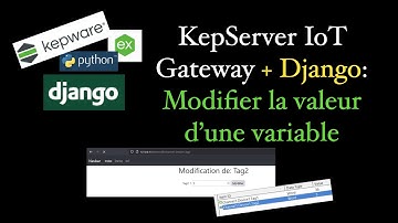 KepServer IoT Gateway + Django - Écriture