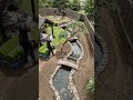 Backyard Transformed into Stunning Multi Bridge Garden Stream