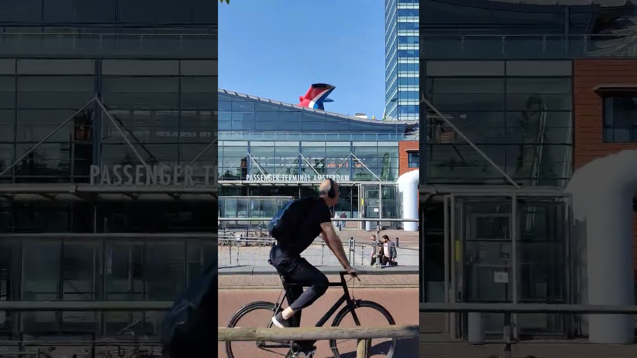 Amsterdam cruise port. Passenger terminal