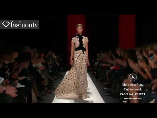Carolina Herrera Fall/Winter 2013-14 | New York Fashion Week NYFW | FashionTV