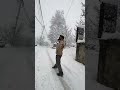 Snowfall enjoy vishal bhai ￼#snow #yutubeshorts #manalitrip #trending