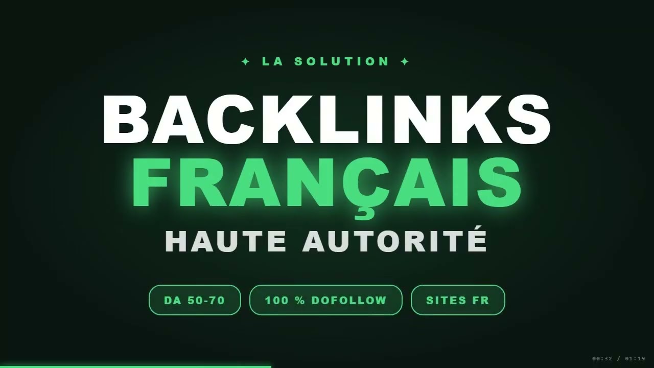 booster votre SEO avec des backlinks Français DA50-70