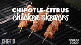 Chipotle Citrus Chicken Skewers | Dinner