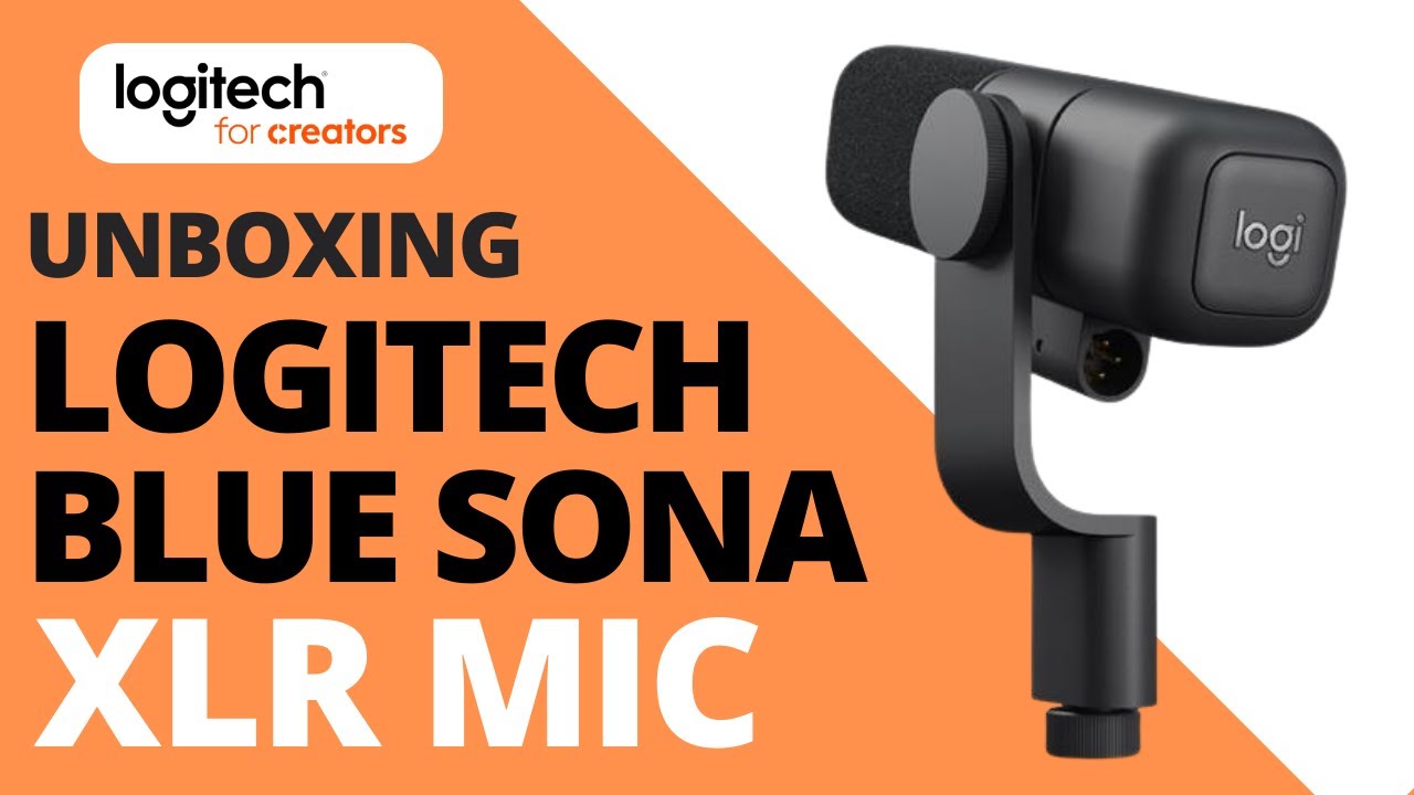 Blue Sona Unboxing (+ Blue Yeti comparison) - Logitech For Creators NEW XLR  Mic 