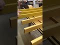 Gold paint on MDF! #woodworking #custompaint