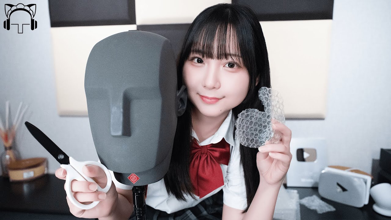 【あきぴ】先輩、一緒にプチプチで遊んでくれますか？【ASMR / 4K】