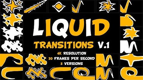 Liquid Transitions Pack V.1 DaVinci Resolve Templates