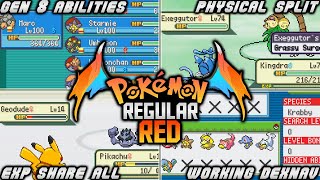 NEW Pokemon Regular Red - ROM With CFRU Features Exp Share All Reusable TMs Working Dexnav
