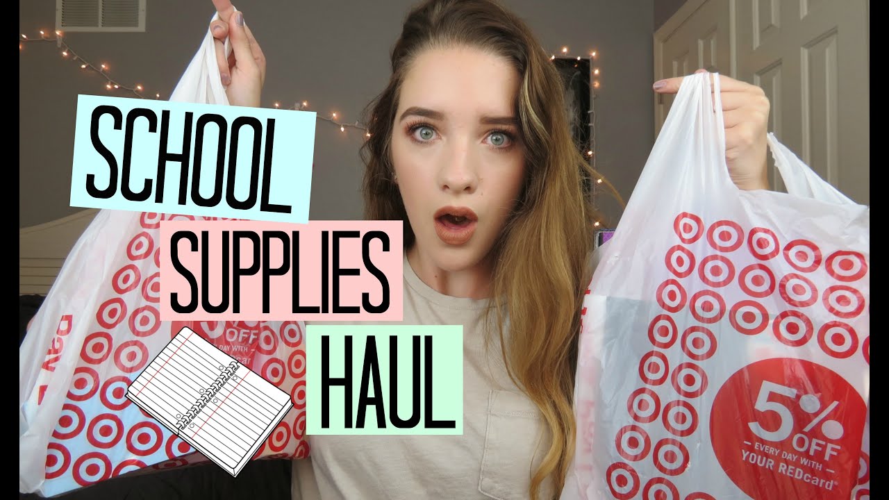 BACK TO SCHOOL SUPPLIES HAUL 2016!