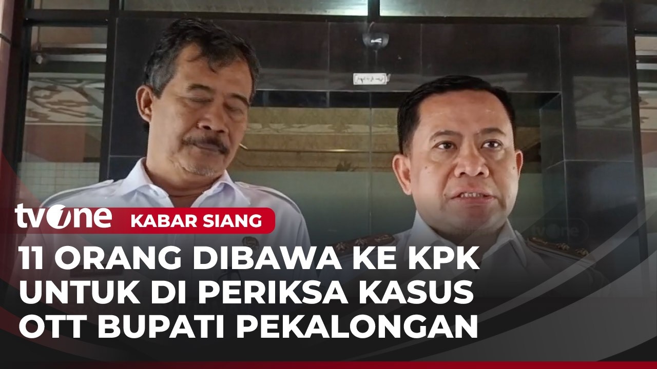 KPK Angkut 11 Orang ke Jakarta Terkait OTT Bupati Pekalongan | Kabar Siang