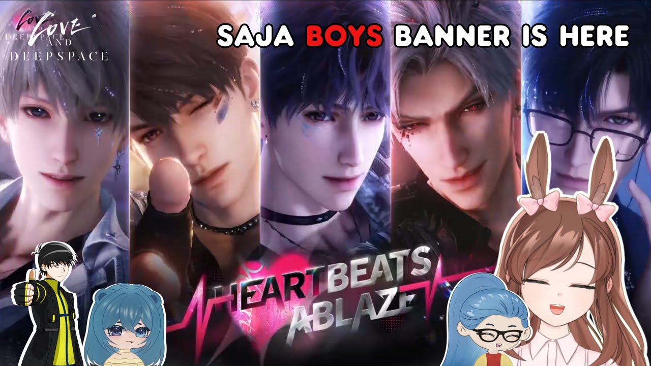 OUR MEN ARE DANCING?!?!🐦‍⬛🍎❄️ 🐟⭐|LOVE AND DEEPSPACE - Heartbeats Ablaze w/friends REACTION