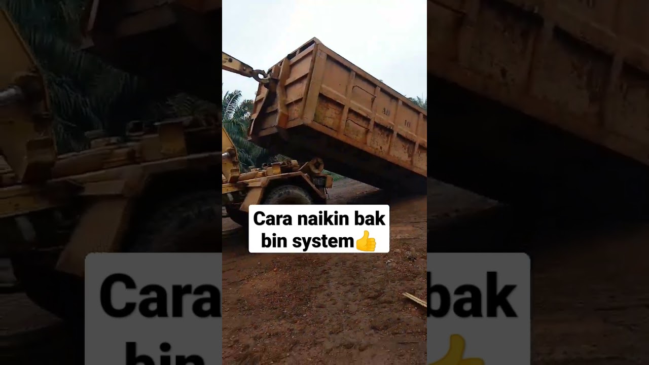 Cara truk naikin bak bin system 