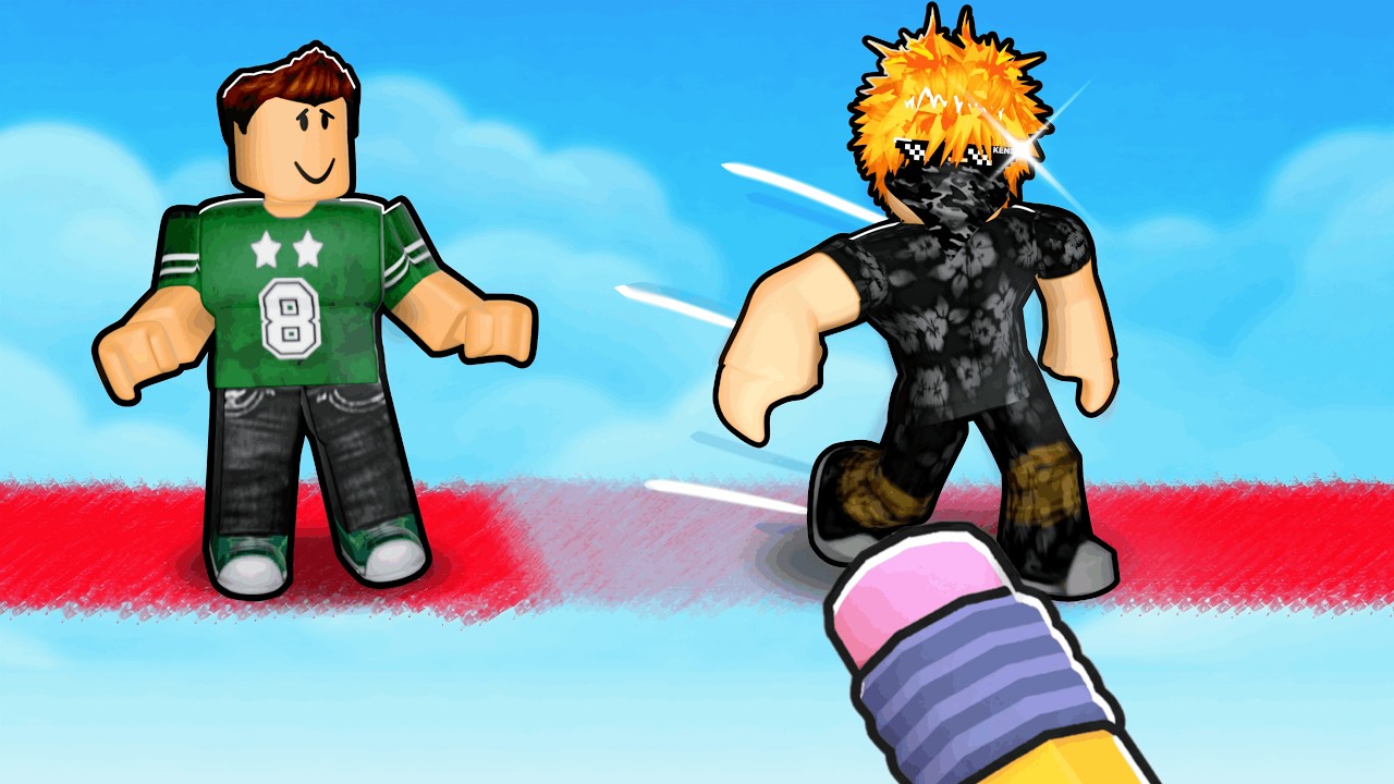 УНИЧТОЖИЛ РОБЛОКС РИСОВАНИЕМ