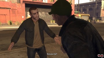 Niko 1st Meets Brian Meech (Drug Addict) GTA IV