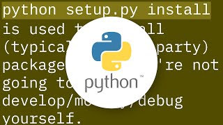 Python setup.py develop vs install