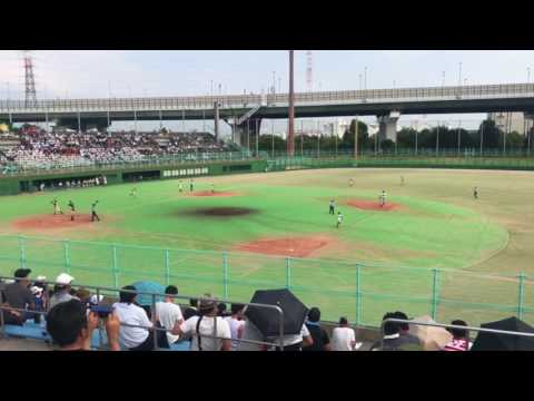 大阪桐蔭・根尾昂投手のタイムリーツーベース。大阪桐蔭-興国＠南港中央球場2017 第99回全国高校野球選手権大阪大会準々決勝